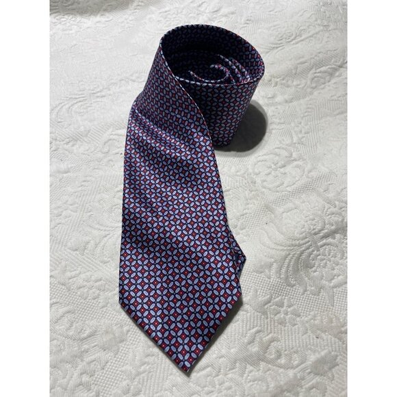 Jos A Bank Executive Collection Geometric 100% Silk Mens - Picture 1 of 3
